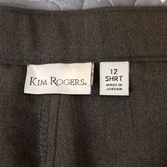 Kim Rogers Gray pants size 12 short - Picture 3 of 6